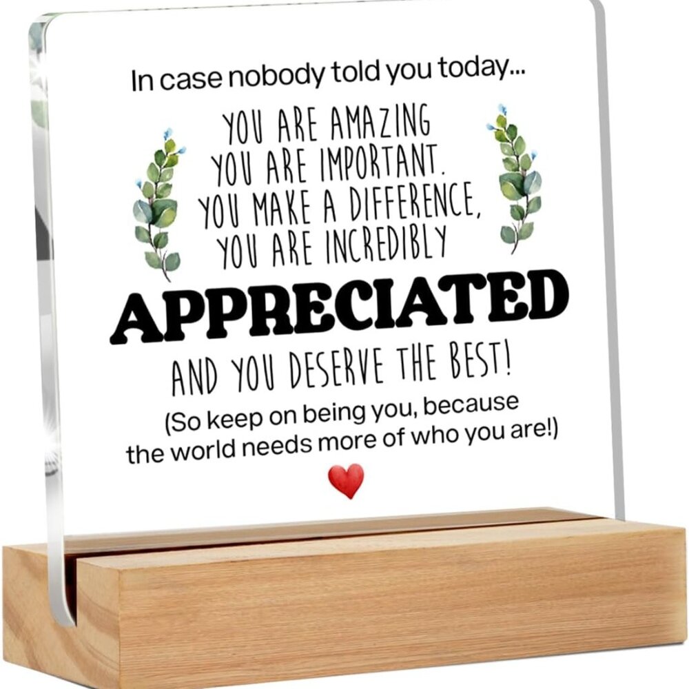 Inspirational Gift Ideas - Thank You Gifts For Women Men Friends - Appreciation